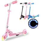 Rodas de luz LED dobráveis Kick Scooter Legooin Kids rosa 4,2 kg Rodas de luz LED dobráveis Kick Scooter Legooin Kids rosa 4,2 kg