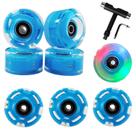 Rodas de patins FREEDARE 54 mm com rolamentos 83A (pacote com 8)