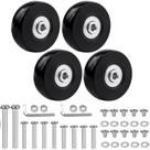 Rodas de reposição para malas de bagagem LSTOPGO 50mm x 18mm x 4