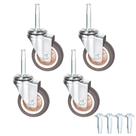 Rodas de reposição Stem Caster Wheels YEWEKE de 2 polegadas TPR (2)