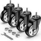 Rodas de rodízio HOLKIE de 10 cm sem haste de freio, capacidade de 900 libras Rodas de rodízio HOLKIE de 10 cm sem haste de freio, capacidade de 900 libras