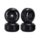Rodas de skate FREEDERE 52mm com rolamentos 90A (pretas x4)