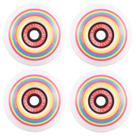 Rodas de skate Rollerex Lollipop Boardwalk 52 mm (pacote com 4) Rodas de skate Rollerex Lollipop Boardwalk 52 mm (pacote com 4)