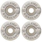 Rodas de skate Spitfire Burners 52mm 99A branca/prata