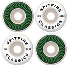 Rodas de skate Spitfire Classic Series 52 mm, kit com 4