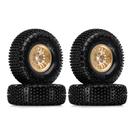 Rodas e Pneus INJORA 1.0 XHX para Carros RC 1/18 e 1/24