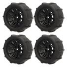 Rodas e pneus RC 1/14 Hex para WLTOYS 144001 144010 144011