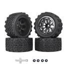 Rodas e pneus RC em escala 1/10 para Traxxas Rustler Stampede