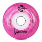 Rodas LED Luminous Glitter Pink 72/76/80mm - (Unidade)