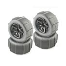 Rodas RC e pneus de borracha 1/10-1/18 Areia de praia/neve/deserto