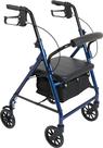 Rodas Rollator ProBasics Junior de alumínio de 6 polegadas 113 kg azuis Rodas Rollator ProBasics Junior de alumínio de 6 polegadas 113 kg azuis