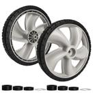 Rodas Traseiras para Cortador de Grama Bularie 12" de Borracha, Kit com 2 Rodas Traseiras para Cortador de Grama Bularie 12" de Borracha, Kit com 2
