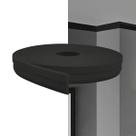 Rodateto EVA Autocolante 5cm RT34 Preto 5 Metros MeuRodapé
