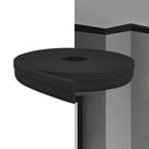 Rodateto Eva Autocolante 5cm Rt34 Preto 5 Metros Meurodapé