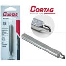 Rodel 80mm duplo com haste em aço carbono - 60205 - cortag