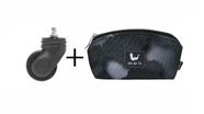 Rodinha de Mala de Viagem Reposição com Necessaire Dark