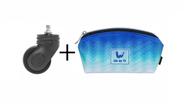 Rodinha de Mala de Viagem Reposição com Necessaire Ocean