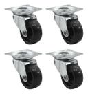 Rodinhas 4 peças Giratórias 3,2 cm.(4 cm. total) móveis
