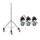 Rodinhas Para Tripé De Iluminação Dolly 22mm - LSW-22M Rodinhas Para Tripé De Iluminação Dolly 22mm - LSW-22M