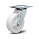 Rodizio 6x2 C/placa Roda De Nylon C/ Rolamento 450 Kg
