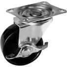 Rodizio Alianca Base Giratoria Com Freio 38Mm - Ro389F