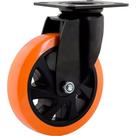 Rodizio Colson Base Giratoria 5''Laranja - Glpbf514