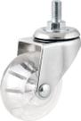 Rodízio Com Pino 3" Pu Transp Nove54