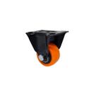 Rodizio de pvc laranja 2 polegadas - fixo Rodizio de pvc laranja 2 polegadas - fixo