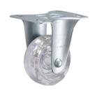 Rodízio Fixo 2” FLR 210 GEL 30kg Incolor 123986 Rod-Car Unica