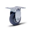 Rodizio Fixo 2 Placa Roda Pvc Cinza Fp 45kg - Colson Rodizio Fixo 2 Placa Roda Pvc Cinza Fp 45kg - Colson