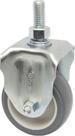 Rodizio Fixo 3pol. Anti-risco Rosca 1/2'' 60kg Por Roda