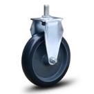 Rodizio Fixo 5 Espiga Roda Pvc Cinza Fp 75kg - Colson Rodizio Fixo 5 Espiga Roda Pvc Cinza Fp 75kg - Colson