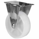 Rodízio Fixo Branco Placa PP 75 x 25mm (778,0041) - Noll