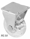 Rodizio Fixo Gel Rodinha 50mm Roda Silicone Moveis 2 Uni