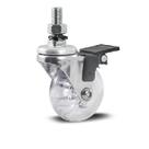Rodizio Gir 2 Espiga Freio Roda Gel Fp 40kg - Colson