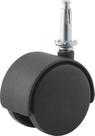 Rodizio Giratório Duplo 60mm 30kg Nylon Pino Cone 8x38mm Rc9 Rodizio Giratório Duplo 60mm 30kg Nylon Pino Cone 8x38mm Rc9