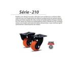 Rodizio Giratorio GLPB 210 com Placa 72X52 Colson 6236