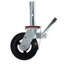 Rodizio Giratorio para Andaime 6x2 com Freio e Roda de Ferro com Borracha GLEF62BFR COLSON