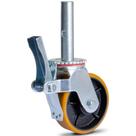 Rodízio giratório para andaime com freio 6" PU - GLEF.62.PF.E
