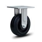 Rodizio Industrial 6x2 Borracha Fixo Roda Ferro 350 Kg