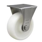 Rodízio Industrial Fixo 5 Polegadas Inox AISI 304 Nylon 500 kg Rodízio Industrial Fixo 5 Polegadas Inox AISI 304 Nylon 500 kg