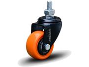 Rodízio Linha Black Parafuso 3/8" 41mm 30kg Laranja - Colson - 6503 Rodízio Linha Black Parafuso 3/8" 41mm 30kg Laranja - Colson - 6503