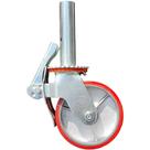 Rodízio para andaime 6" com espigão e freio - TA-608L
