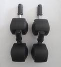 Rodizio para móveis roda de nylon kit s40 g bucha 13 mm mf até 90 kgs