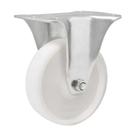 Rodízio roda fixo nylon aço zincado 1" 25mm 10kg