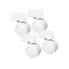 Rodizio Rodinha Rb 40 Branco Chapa U 15 Mm Sem Trava 4 Un