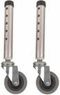 Rodízio universal giratório Walker Wheels com ajuste de altura de 7,6 cm.