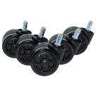 Rodízios para Cadeira Escritório Gamer kit com 5 em PU Rodízios para Cadeira Escritório Gamer kit com 5 em PU