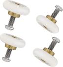 Rodízios para Porta de Chuveiro Linwnil 19 mm em Aço Inoxidável, 4 Peças