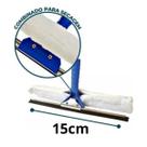 Rodo bralimpia 15 cm limpa vidros sem cabo